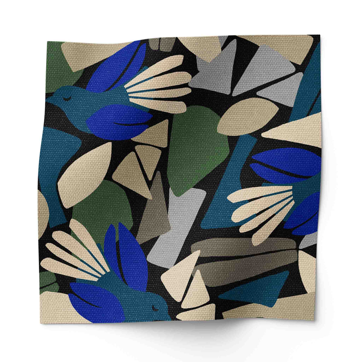 Bird Mosaic Fabric