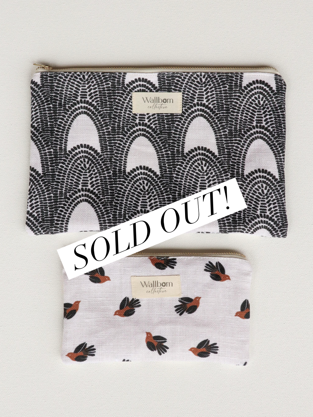 Brick Arches Zipper Pouches - Set of 2